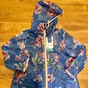 NWT Girl’s Joules Sz 5 Blue Raincoat ☔️
